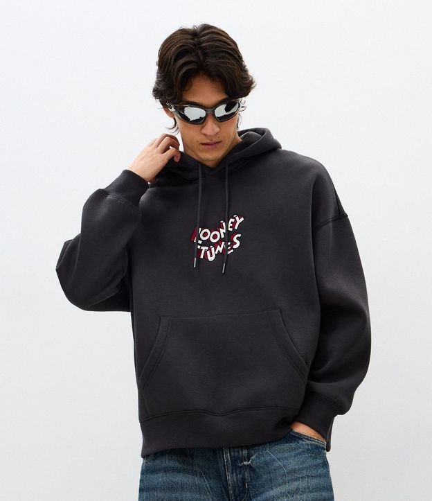 Buzo Masculino Algodón Looney Tunes Bugs Bunny con Capucha 4