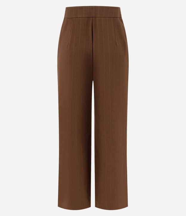 Pantalón Recto en Sastrería con Rayas Hilo Teñido 6