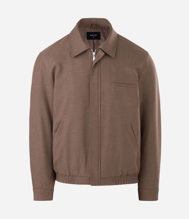 Campera en Sarga Cuadriculada 7
