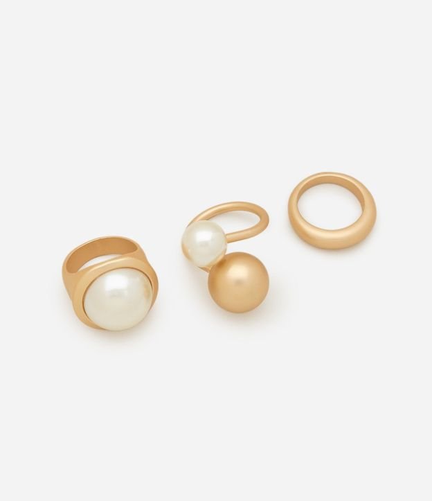 Kit 03 Anillos en Metal con Diferentes Formas 2