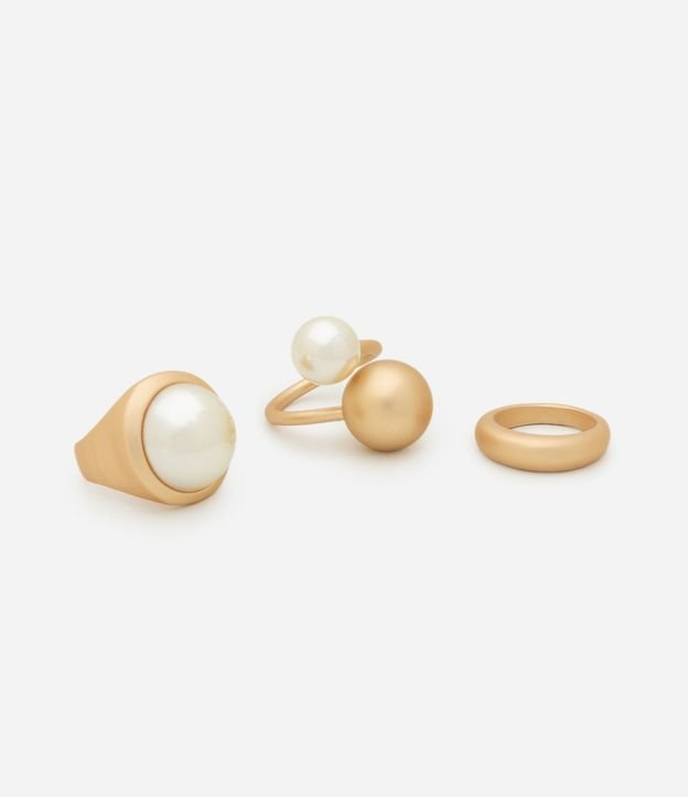 Kit 03 Anillos en Metal con Diferentes Formas 3
