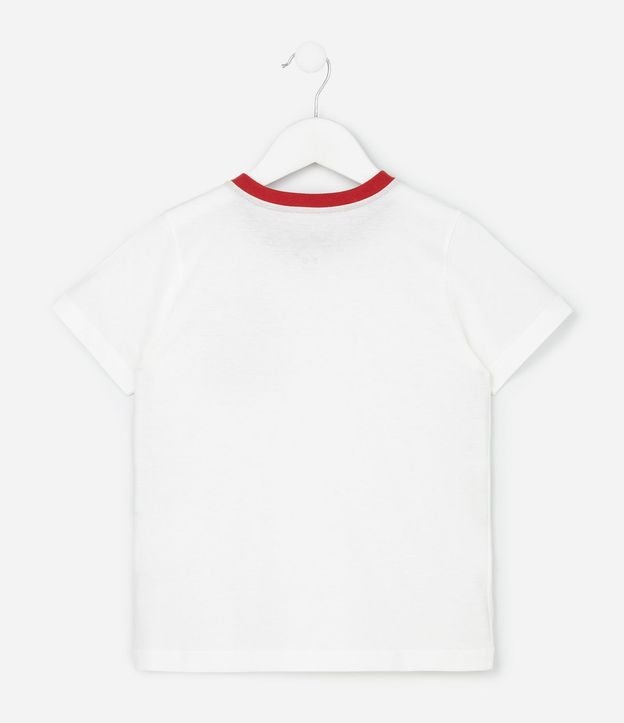 Pijama corto Infantil con Estampa de Cuadros de Natal Snoopy - Talle 2 a 14 años 3