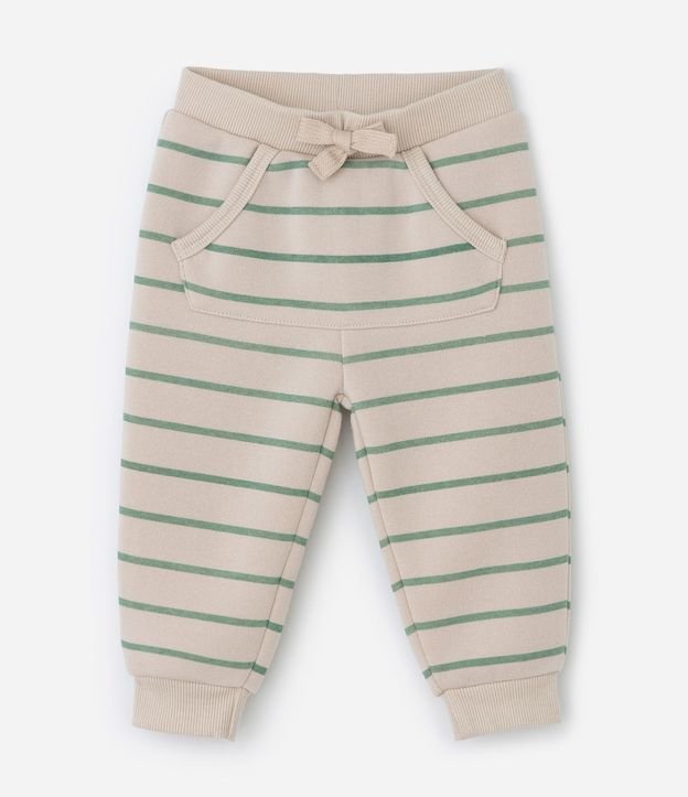 Conjunto Infantil con Buzo de Ratoncito y Pantalón Rayado – Talle 0 a 18 Meses 5