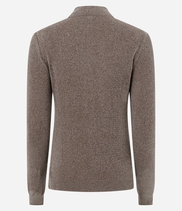 Blusa Manga Larga en Chenille con Cuello Alto 7