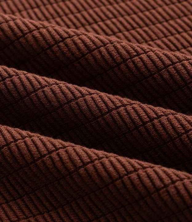 Suéter en Malla con Textura de Cuadros Grid 6