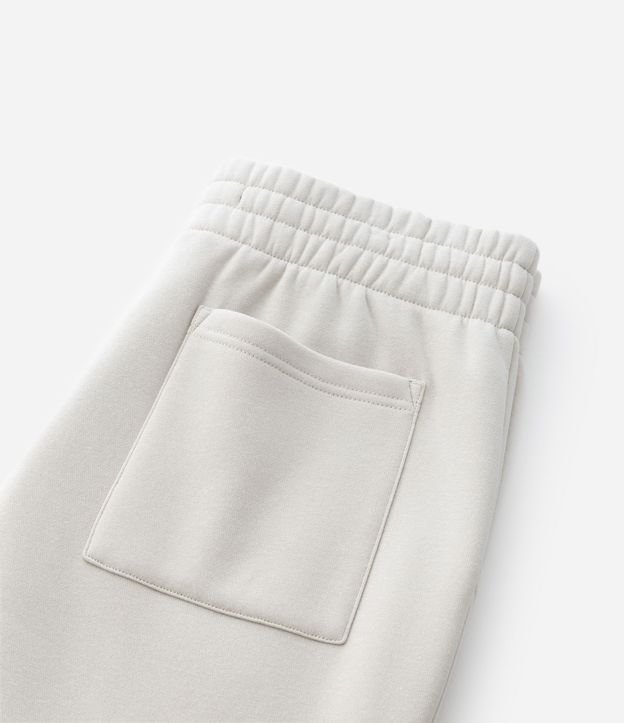 Pantalón Jogger en Algodón con Felpa y Puño Ajustado 8