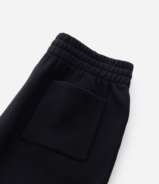 Pantalón Jogger en Algodón con Felpa y Puño Ajustado 12