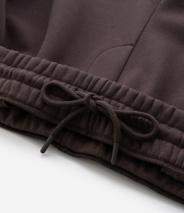 Pantalón Jogger en Algodón con Felpa y Puño Ajustado 10