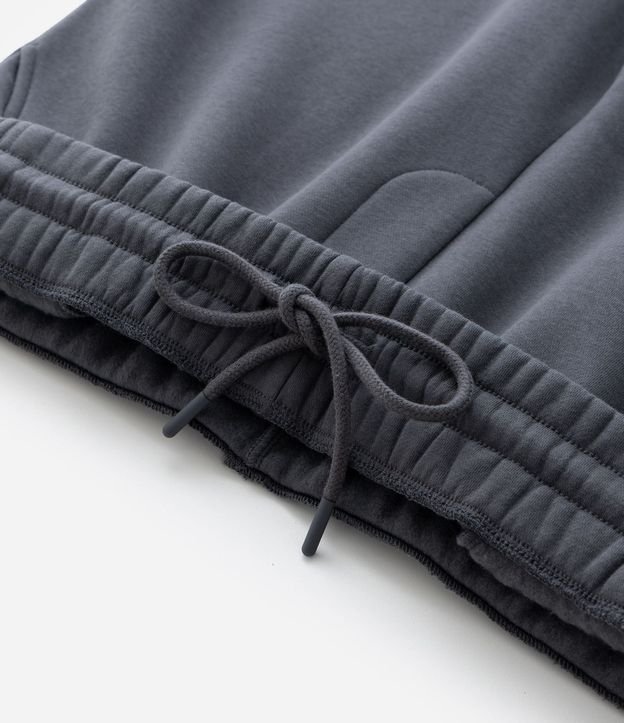 Pantalón Jogger en Algodón con Felpa y Puño Ajustado 7