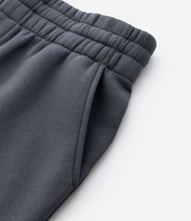 Pantalón Jogger en Algodón con Felpa y Puño Ajustado 8