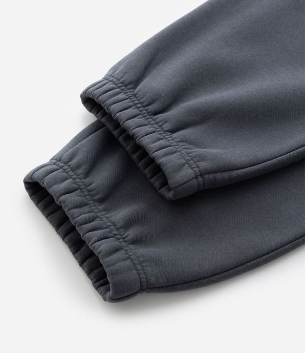 Pantalón Jogger en Algodón con Felpa y Puño Ajustado 9