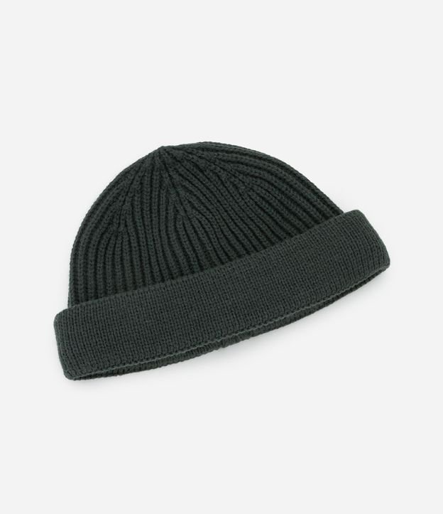Gorro Leñador en Lana Acrílica con Dobra y Sin Costura 2