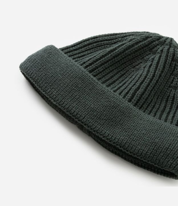 Gorro Leñador en Lana Acrílica con Dobra y Sin Costura 3