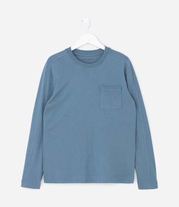 Remera Infantil Relaxed con Bolsillo Pequeño – Talle 5 a 14 años 2