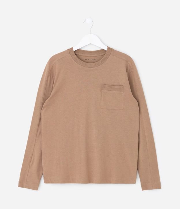 Remera Infantil Relaxed con Bolsillo Pequeño – Talle 5 a 14 años 2