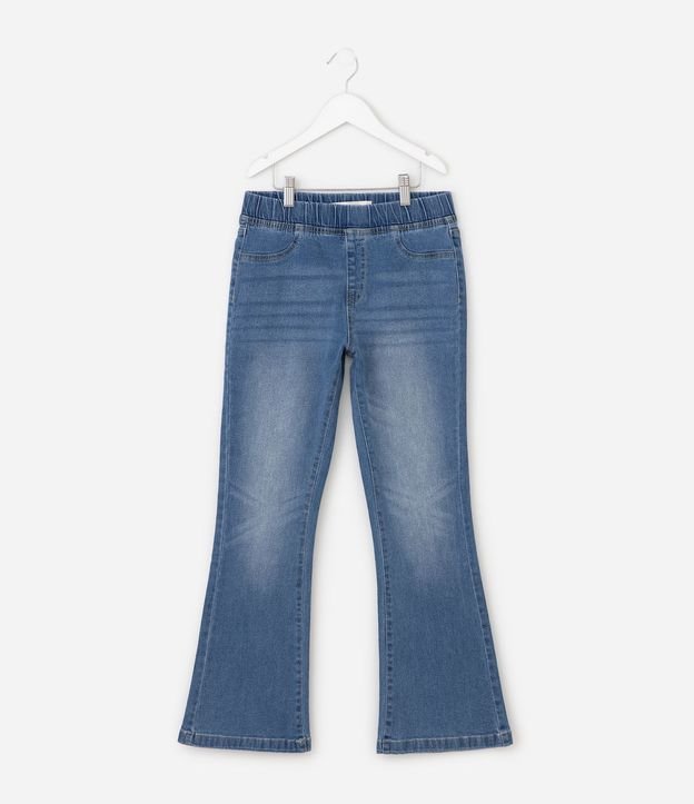 Pantalón Infantil Flare Jeans con Cintura Elástica – Talle 5 a 16 años 2