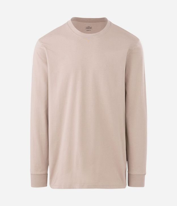 Remera Comfort en Algodón con Manga Larga 2