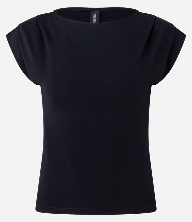 Blusa en Viscosa con Pliegues en los Hombros 4