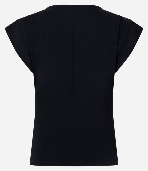 Blusa en Viscosa con Pliegues en los Hombros 5