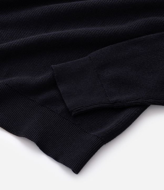 Suéter Texturizado con Cuello Polo 8
