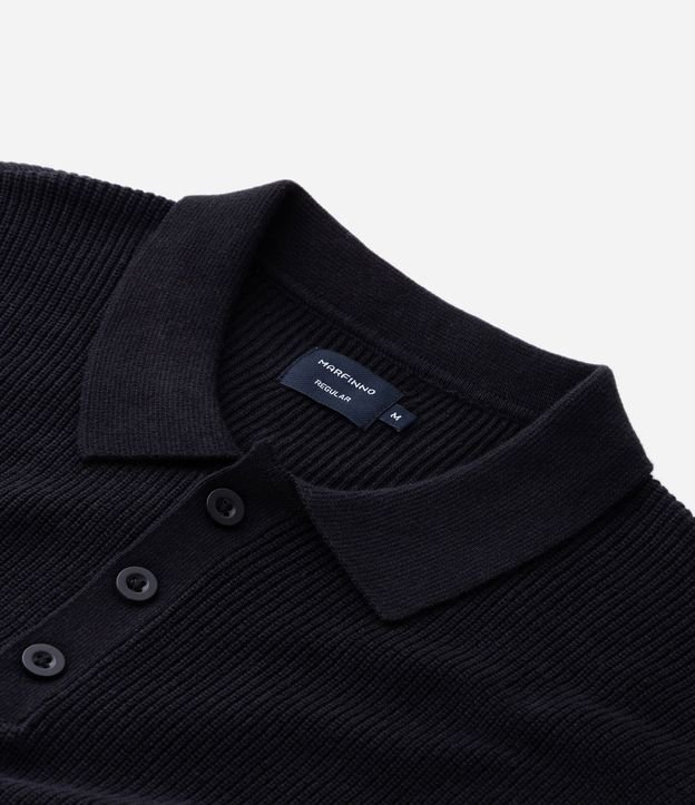 Suéter Texturizado con Cuello Polo 9