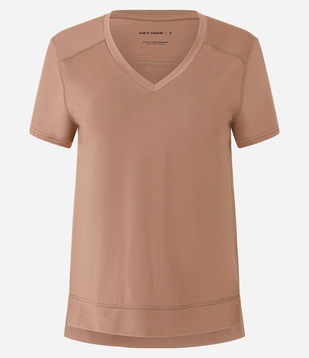 Remera Deportiva en Microfibra Agujerada con Ruedo Mullet 5
