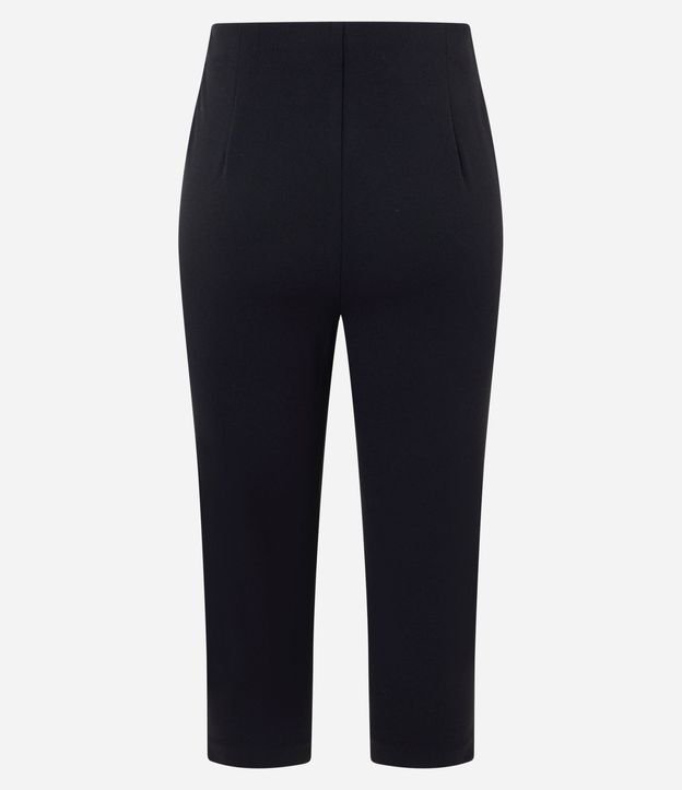 Pantalón Capri en Crepé con Pliegues 7