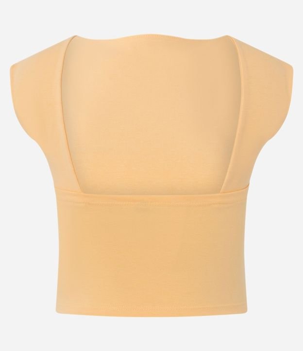 Blusa en Cotton con Escote Abierto en la Espalda 8