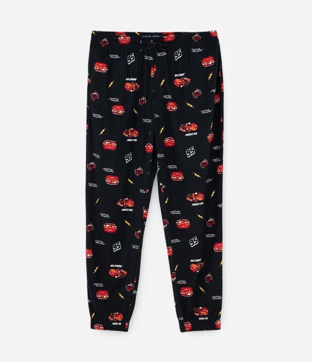 Pantalón de Pijama en Plush con Estampa de Cars 5