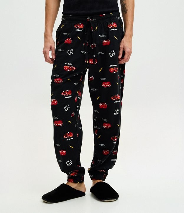 Pantalón de Pijama en Plush con Estampa de Cars 2