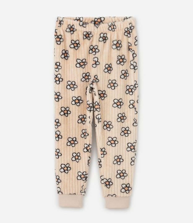 Pijama Infantil con Estampa de Carpincho en Chenille – Talle 5 a 14 años 2
