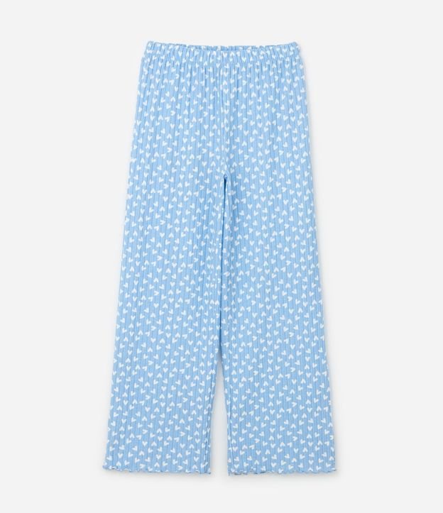Pijama Infantil con Estampa de Corazones – Talle 5 a 16 años 2