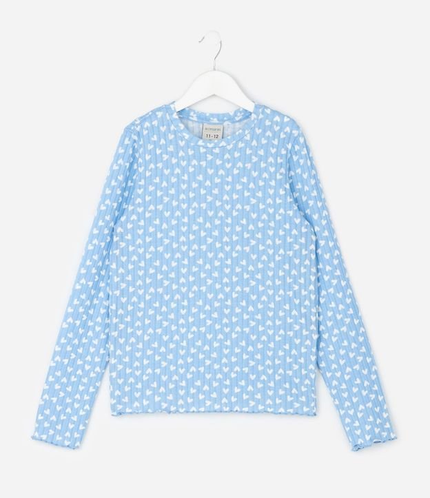 Pijama Infantil con Estampa de Corazones – Talle 5 a 16 años 4