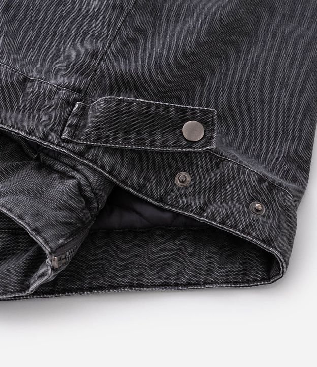 Chaqueta Denim con Cierre y Estampa Outlaw 4