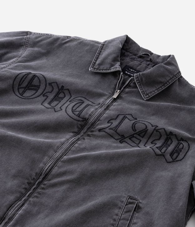 Chaqueta Denim con Cierre y Estampa Outlaw 8