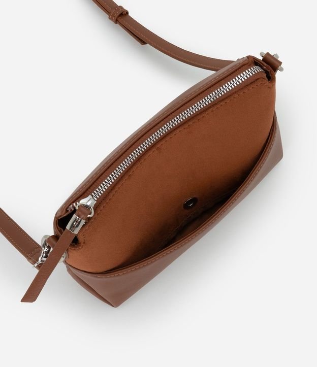Cartera de Hombro Pequeña con Textura Aterciopelada 6