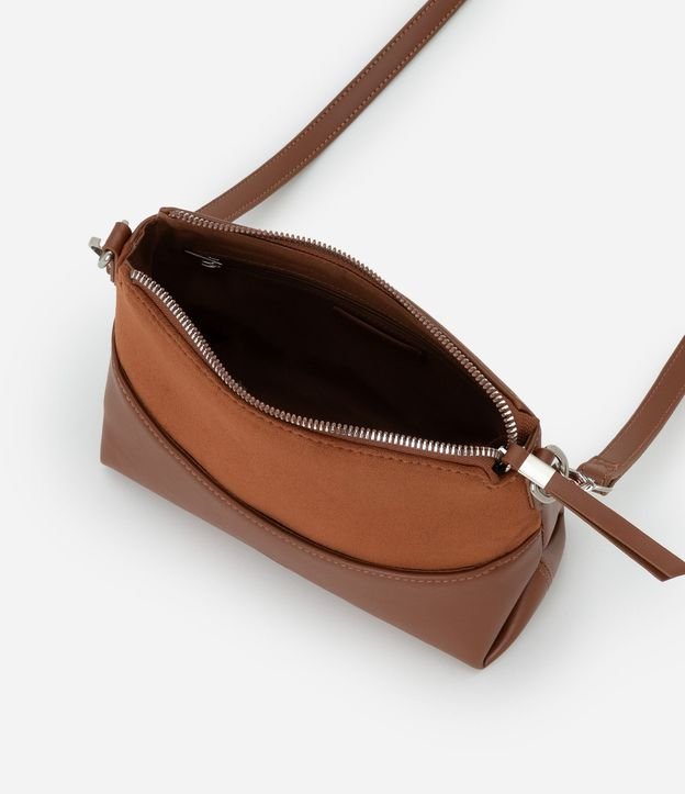 Cartera de Hombro Pequeña con Textura Aterciopelada 7