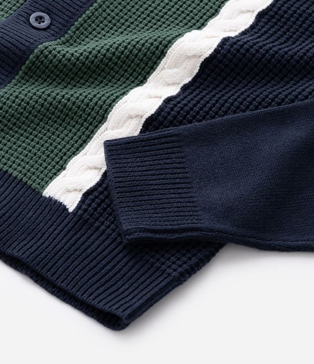 Cardigan en Efecto Punto con Cinto 8