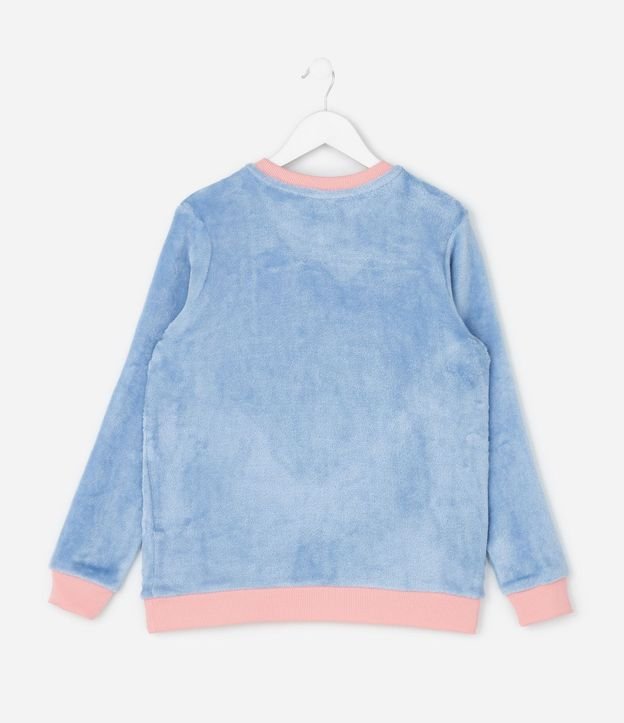 Pijama Largo Infantil con Estampado FullPrint y Llama - Talle 4 aos 14 años 3