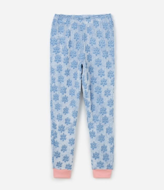 Pijama Largo Infantil con Estampado FullPrint y Llama - Talle 4 aos 14 años 4