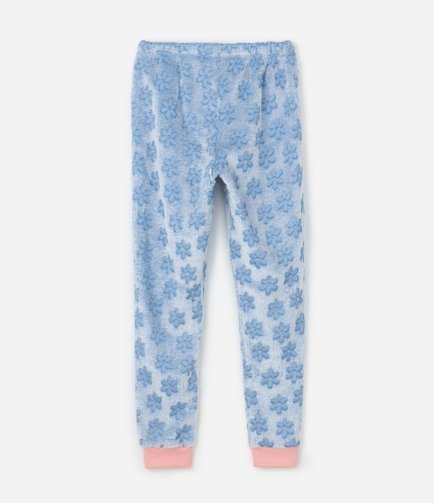 Pijama Largo Infantil con Estampado FullPrint y Llama - Talle 4 aos 14 años 5