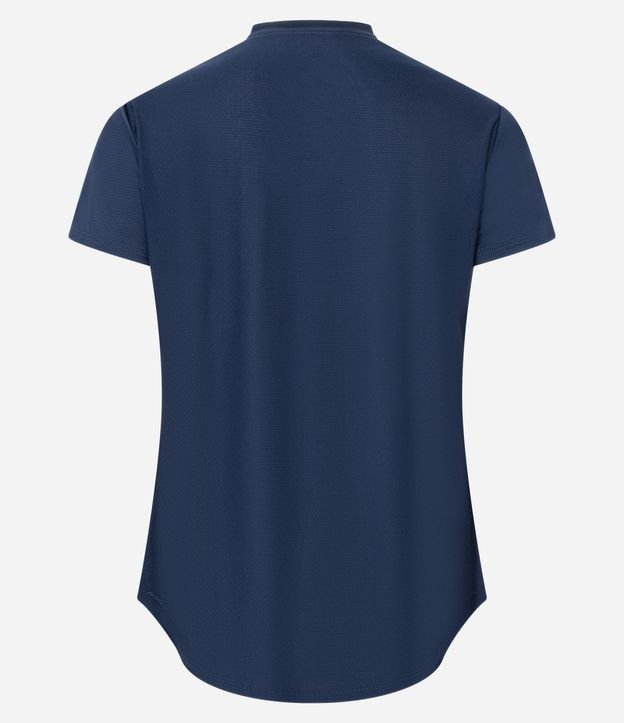 Remera Deportiva en Helanca con Estampa Ondas 7
