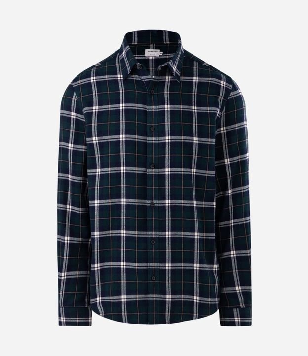 Camisa Franela de Cuadros Rayas Dobles