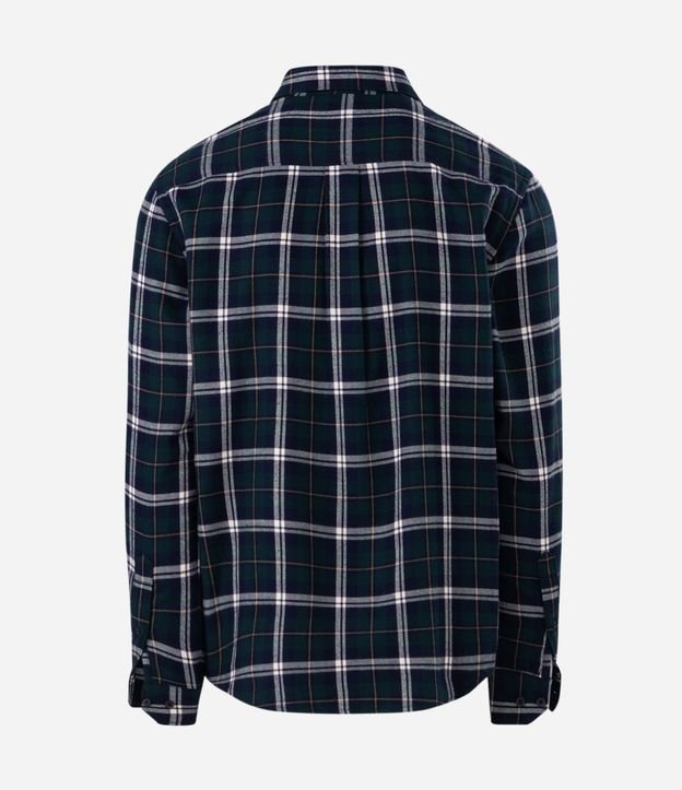 Camisa Franela de Cuadros Rayas Dobles 2