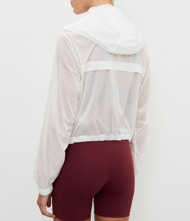 Campera Corta Viento Cropped Deportiva con Saco 5