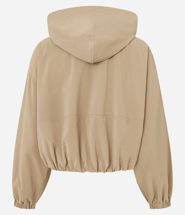 Campera Corta Vento Balonê con Capucha y Cremallera 3