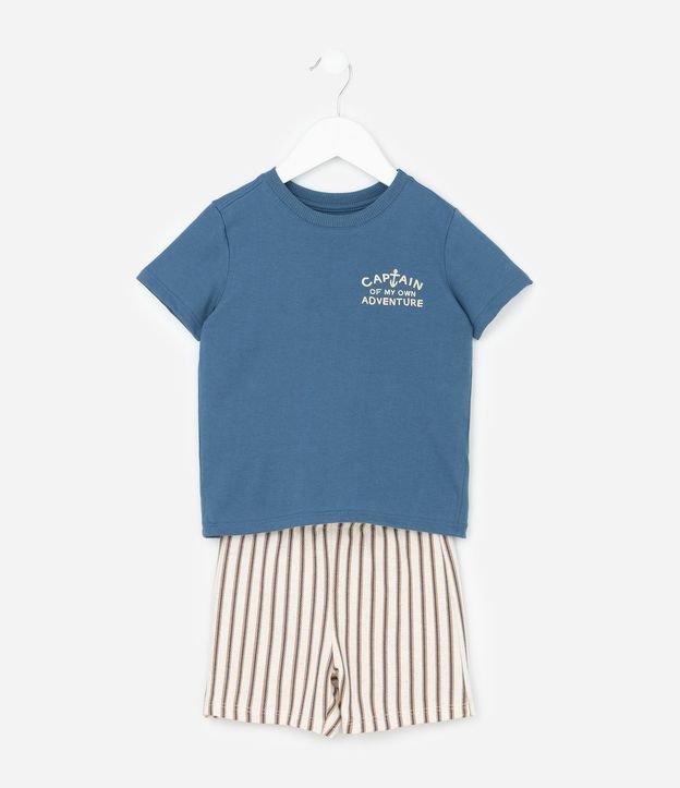 Conjunto Infantil en Algodón con Estampado de Foca - 1 a 5/6 2
