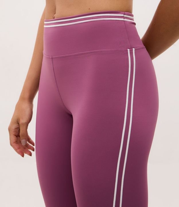 Pantalón Legging Deportiva en Microfibra con Detalles Contrastantes 3