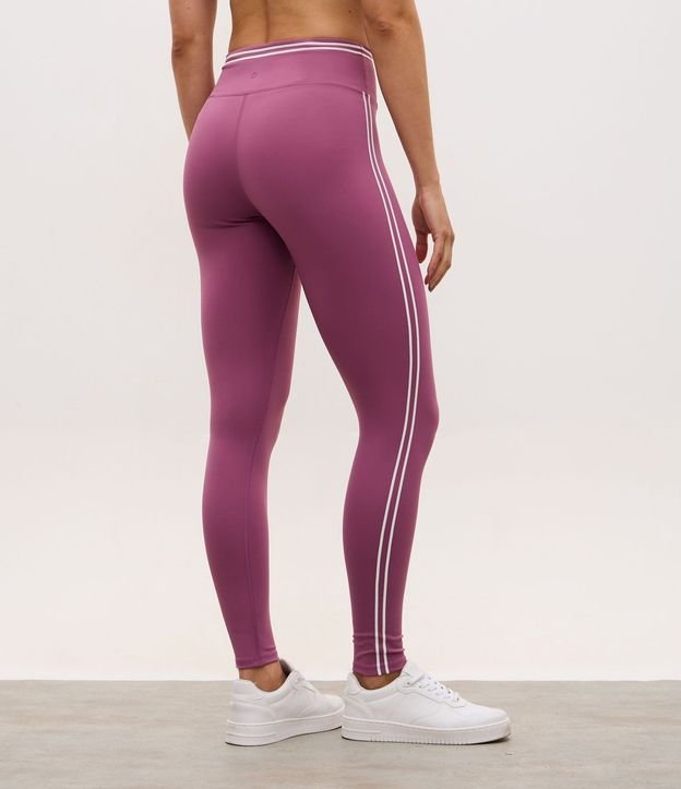 Pantalón Legging Deportiva en Microfibra con Detalles Contrastantes 4