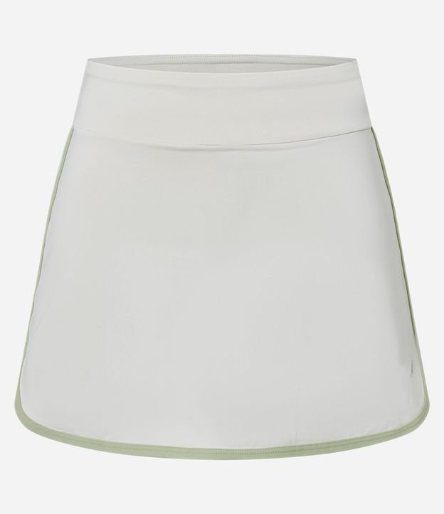 Short Pollera Deportivo con Cintura Elástica y Lateral Contrastante 6